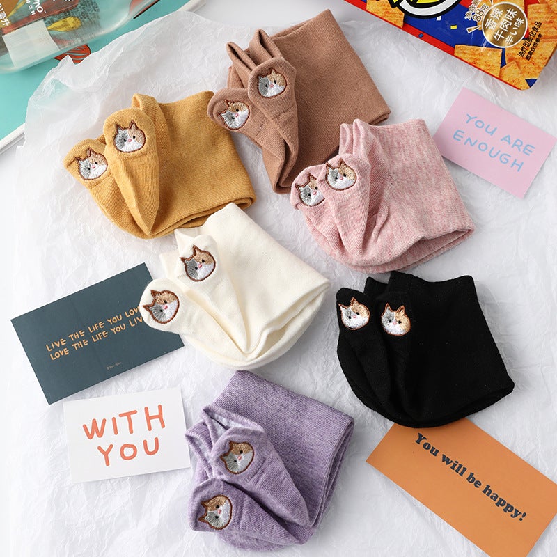 Cat Heel Socks