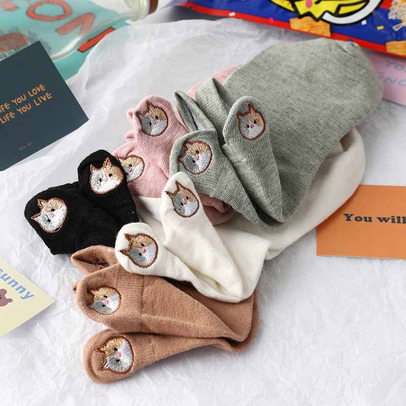 Cat Heel Socks