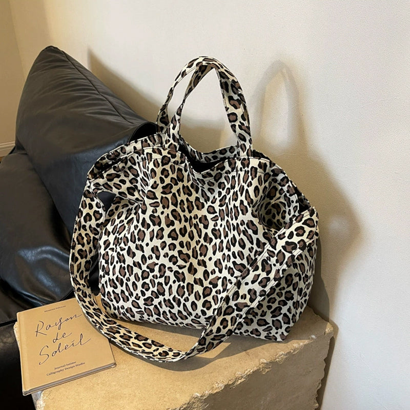 Women's Fashion Leopard Pattern Tote Bag