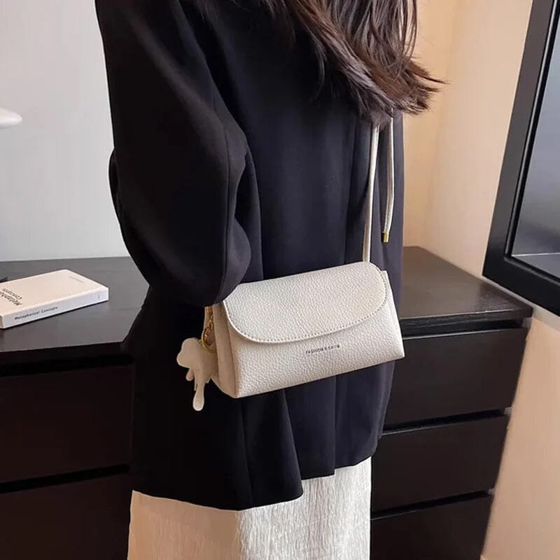 Fashion Crossbody Bag with Elephant Pendant