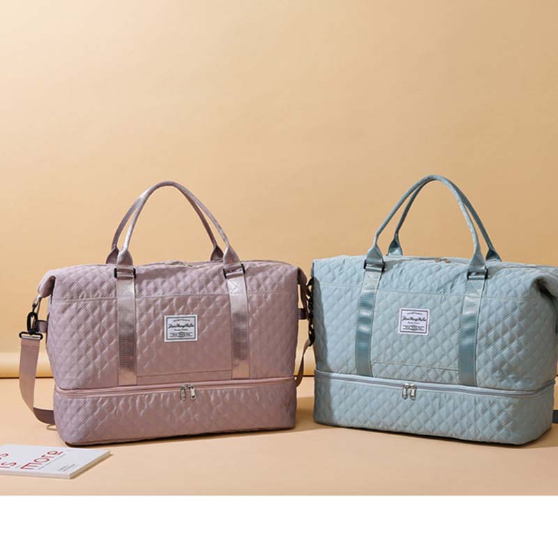 Diamond Grid Dry And Wet Separation Bag
