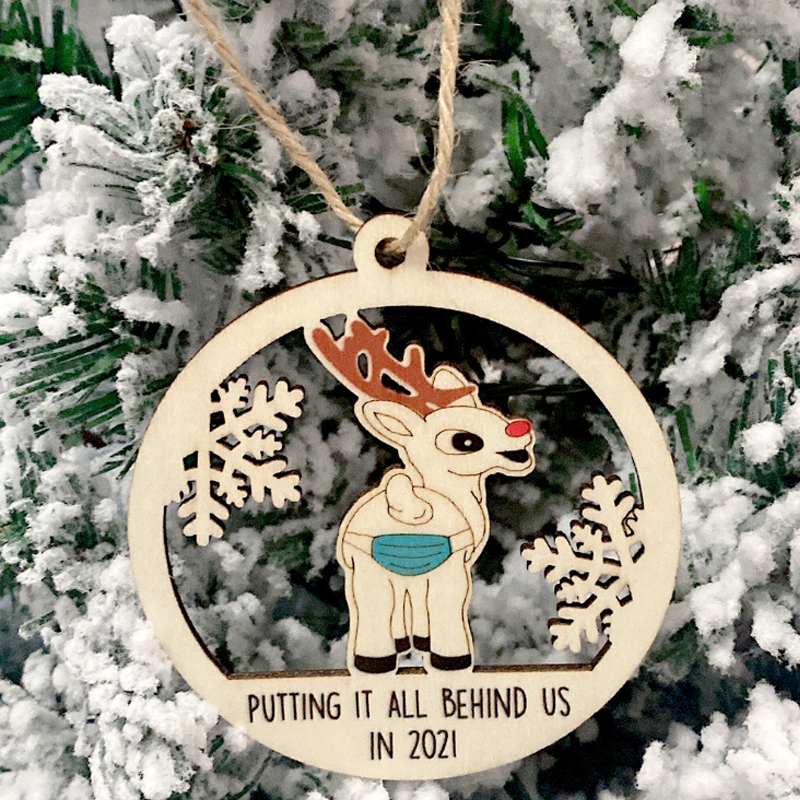 Christmas Hanging Wooden Ornaments