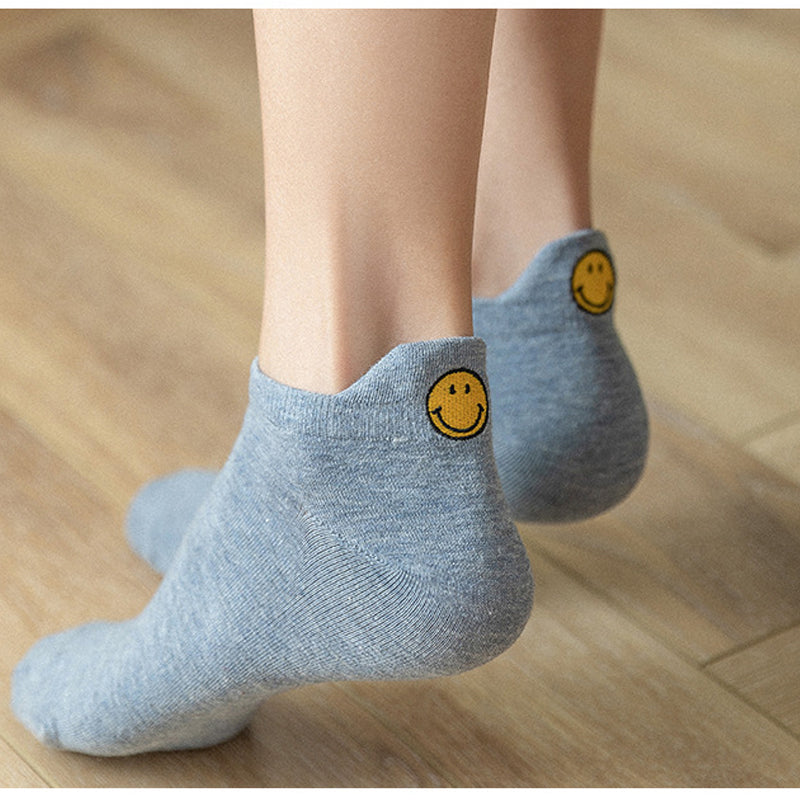Cute Smiling Heel Socks