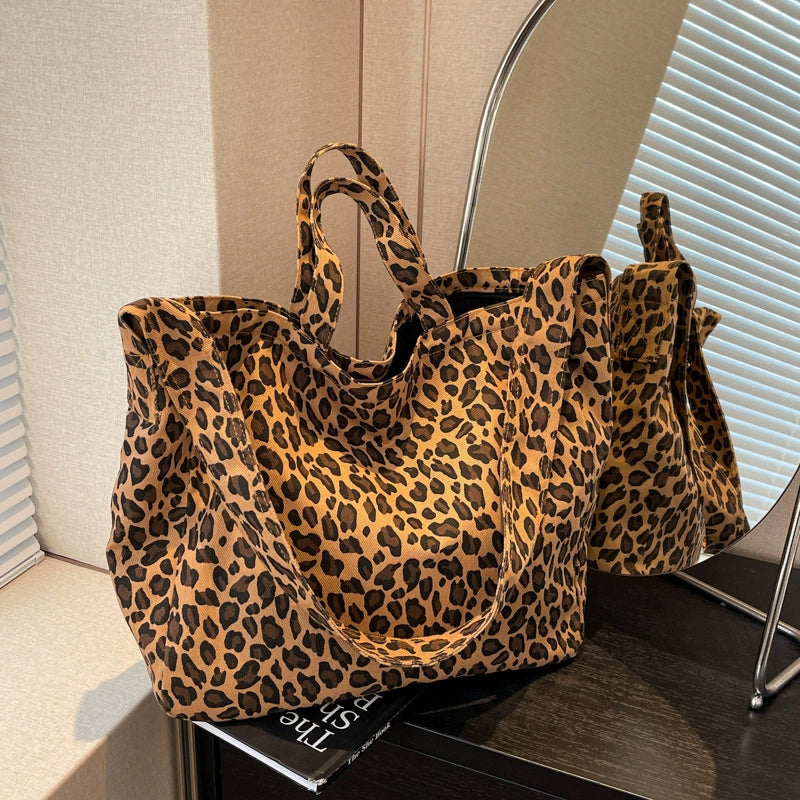 Women's Fashion Leopard Pattern Tote Bag