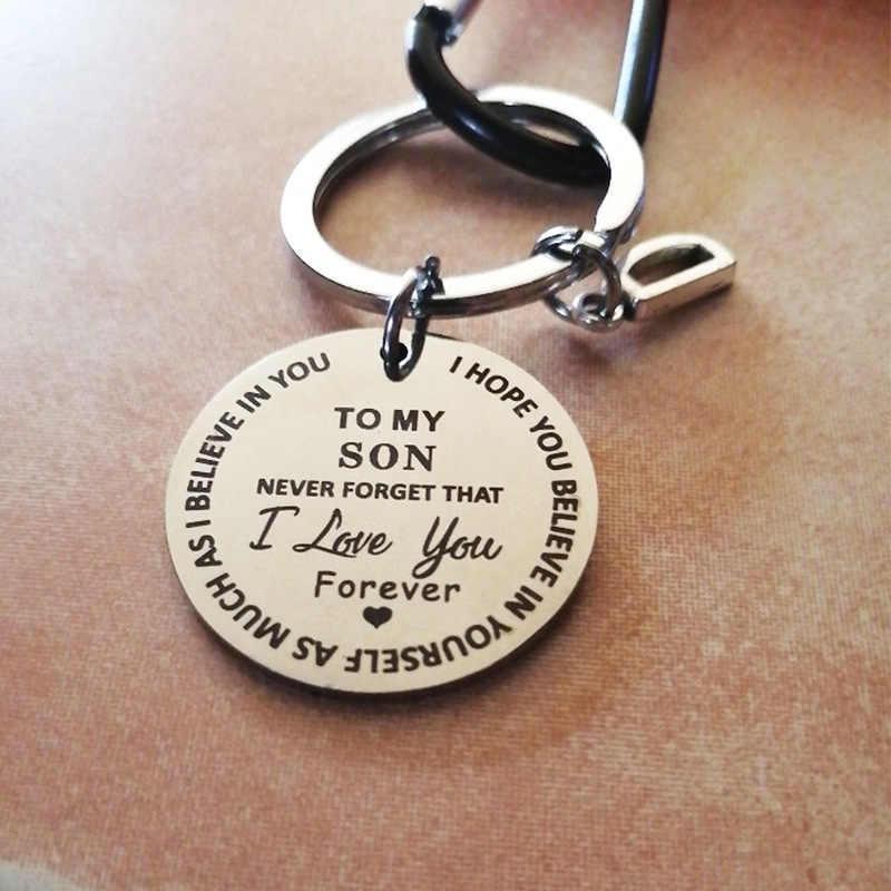 TO MY SON/DAUGHTER I Love You Forever Keychain