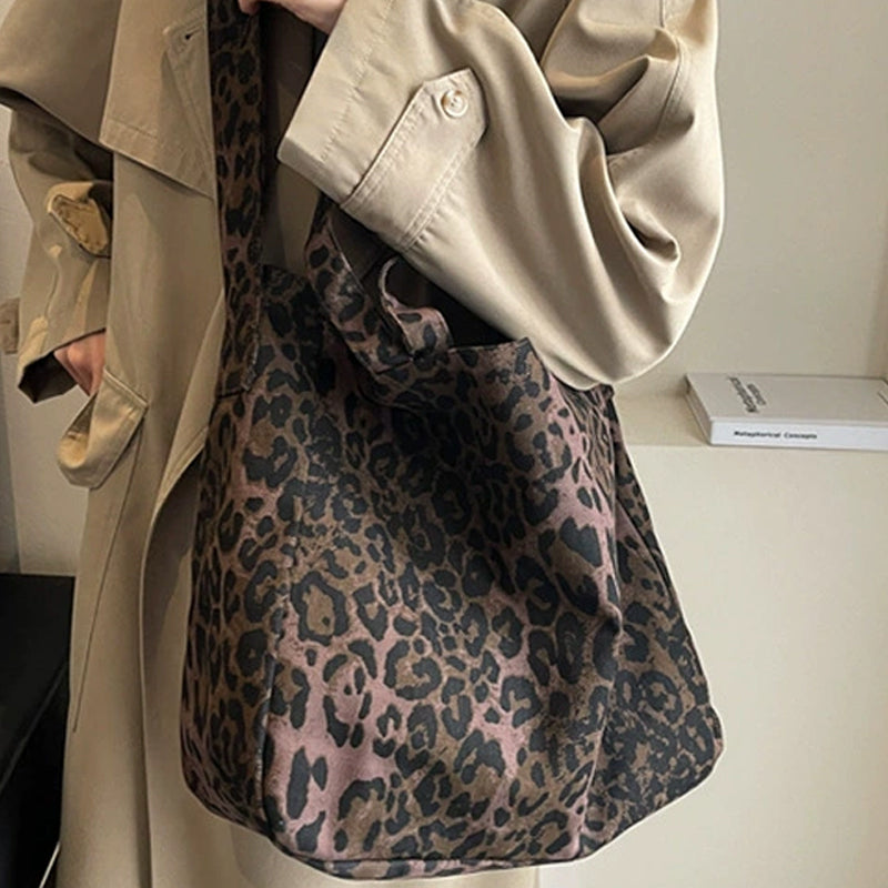 Women's Fashion Leopard Pattern Tote Bag
