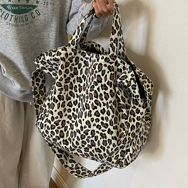 Women's Fashion Leopard Pattern Tote Bag